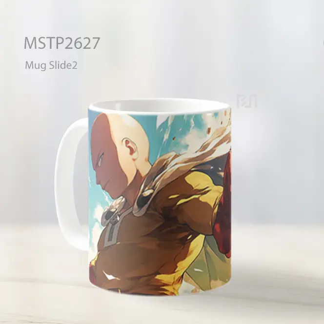 Saitama Epic One Punch Man Mug MSTP2627 - All-side / Desain