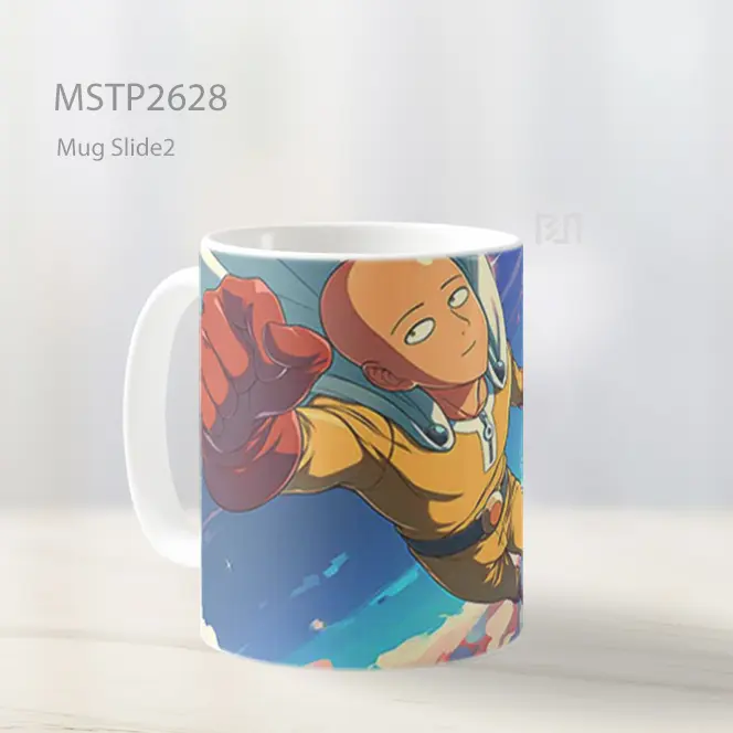 Saitama Galaksi Damai Mug MSTP2628 - All-side / Desain