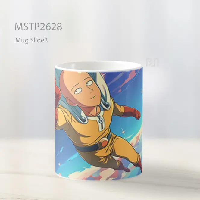 Saitama Galaksi Damai Mug MSTP2628 - All-side / Desain
