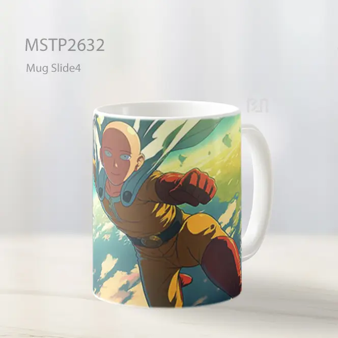 Saitama One Punch Man Di Atas Bumi Mug MSTP2632