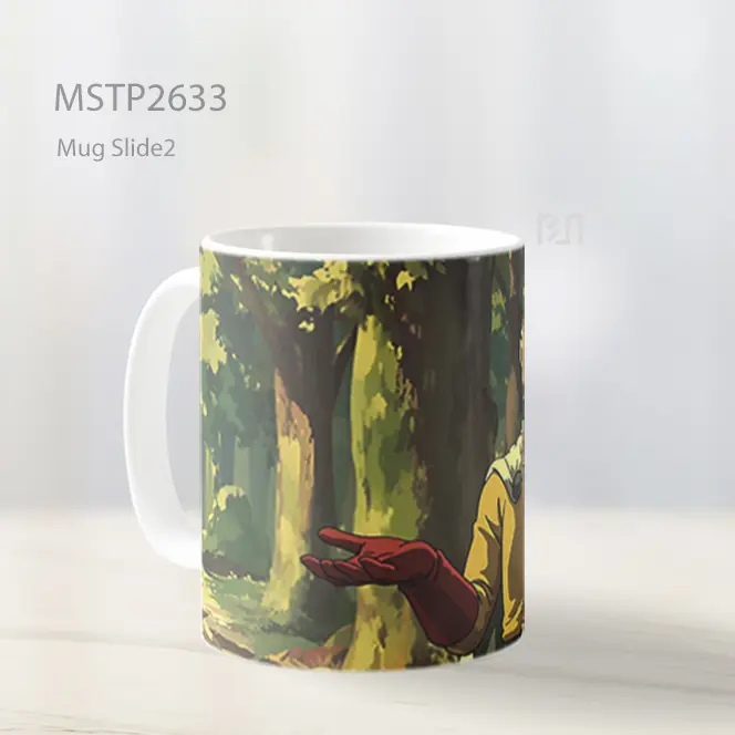 Saitama One Punch Man Gaya Seni Mug MSTP2633 - All-side / Desain