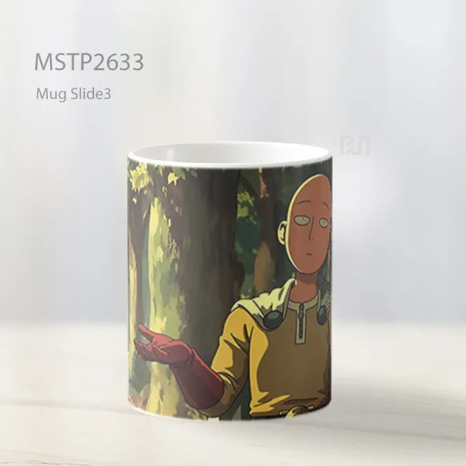 Saitama One Punch Man Gaya Seni Mug MSTP2633 - All-side / Desain
