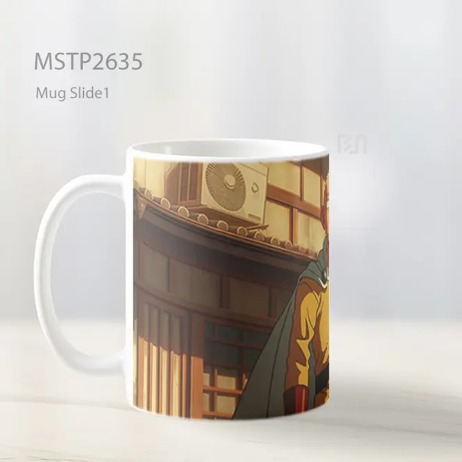 Saitama One Punch Man Gaya Seni Mug MSTP2635 - All-side / Desain