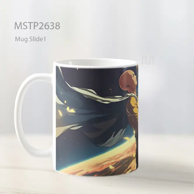 Saitama One Punch Man Pemandangan Luar Angkasa Mug MSTP2638 - All-side / Desain