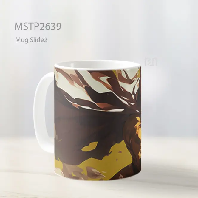 Saitama One Punch Man Pose Aksi Mug MSTP2639 - All-side / Desain
