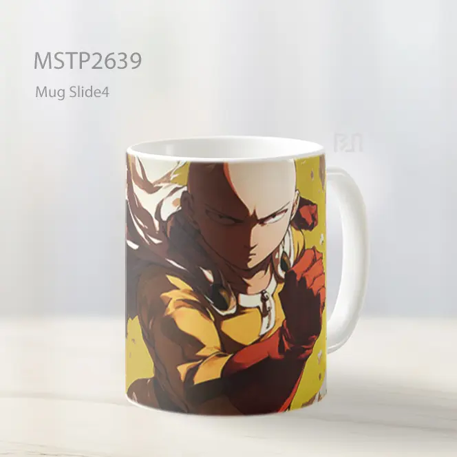 Saitama One Punch Man Pose Aksi Mug MSTP2639