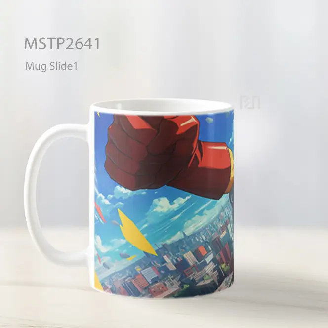 Saitama One Punch Man Mug MSTP2641 - All-side / Desain