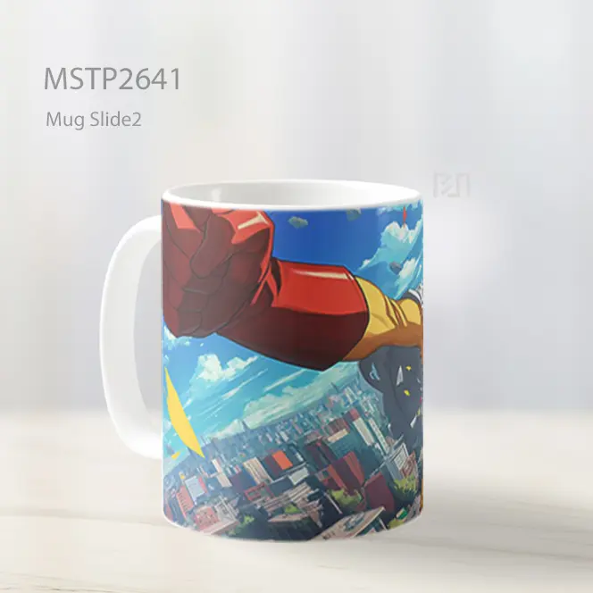 Saitama One Punch Man Mug MSTP2641 - All-side / Desain