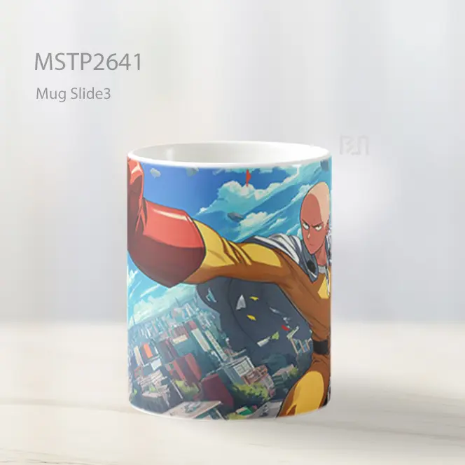 Saitama One Punch Man Mug MSTP2641 - All-side / Desain