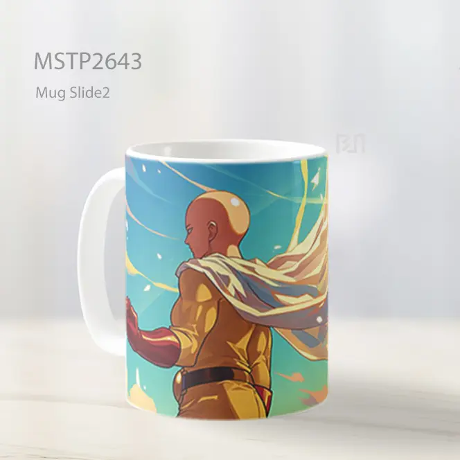 Saitama One Punch Man Mug MSTP2643 - All-side / Desain