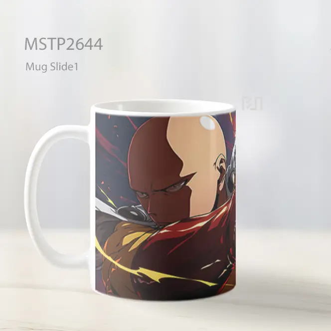 Saitama One Punch Man Mug MSTP2644 - All-side / Desain