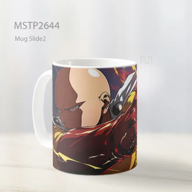 Saitama One Punch Man Mug MSTP2644 - All-side / Desain