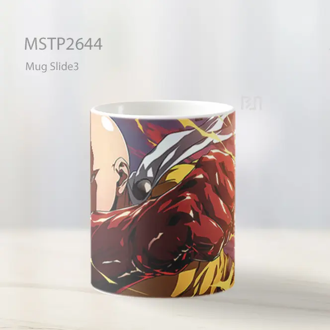 Saitama One Punch Man Mug MSTP2644 - All-side / Desain