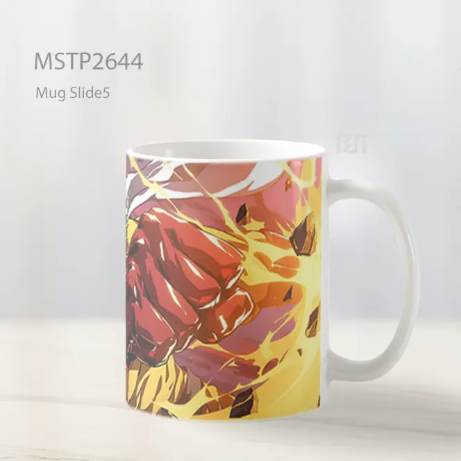 Saitama One Punch Man Mug MSTP2644 - All-side / Desain