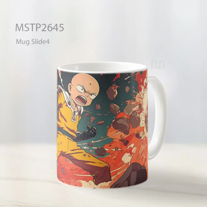 Saitama One Punch Penghancuran Mug MSTP2645