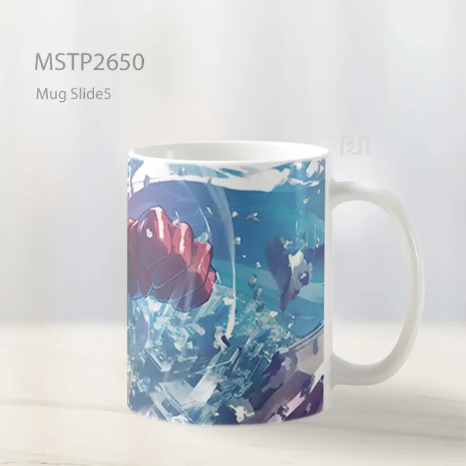 Saitama Pukulan Dinamis One Punch Man Mug MSTP2650 - All-side / Desain