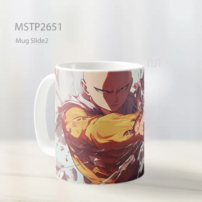 Saitama Pukulan One Punch Man Mug MSTP2651 - All-side / Desain