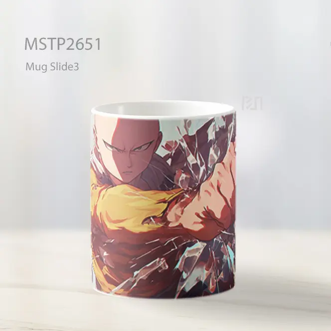 Saitama Pukulan One Punch Man Mug MSTP2651 - All-side / Desain