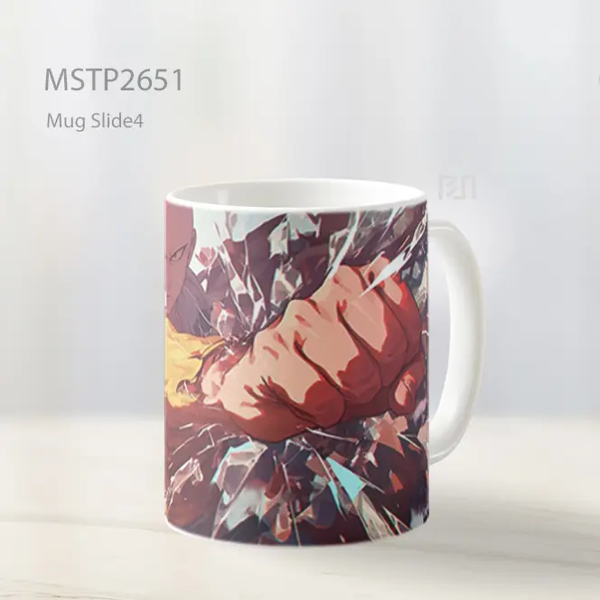 Saitama Pukulan One Punch Man Mug MSTP2651