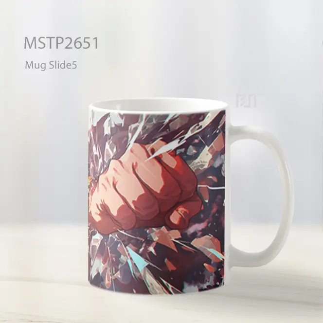Saitama Pukulan One Punch Man Mug MSTP2651 - All-side / Desain