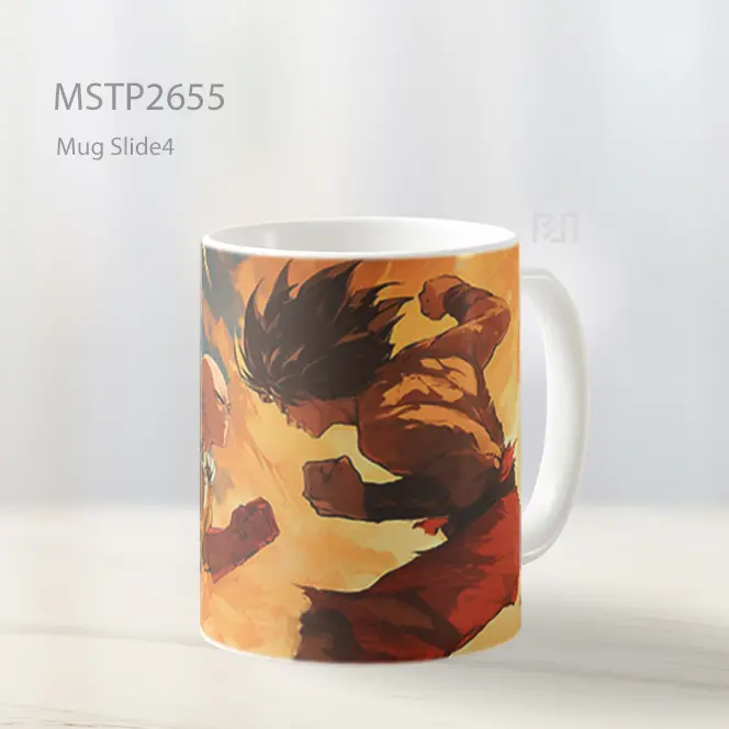 Saitama Vs Goku Pertarungan Epik Mug MSTP2655