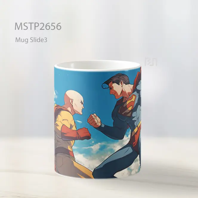 Saitama Vs Superman Showdown Mug MSTP2656 - All-side / Desain