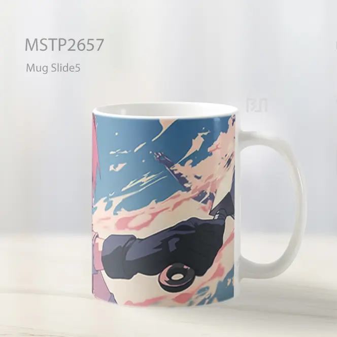 Sakura And Naruto Siap Bertarung Mug MSTP2657 - All-side / Desain