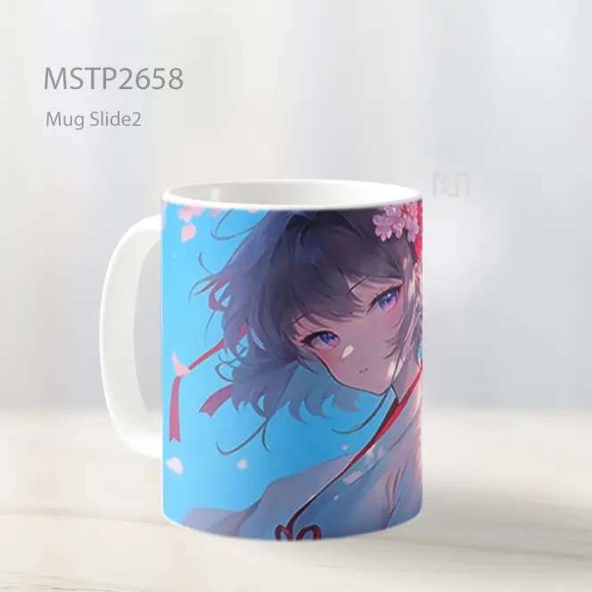Sakura Anime Girl Mug MSTP2658 - All-side / Desain
