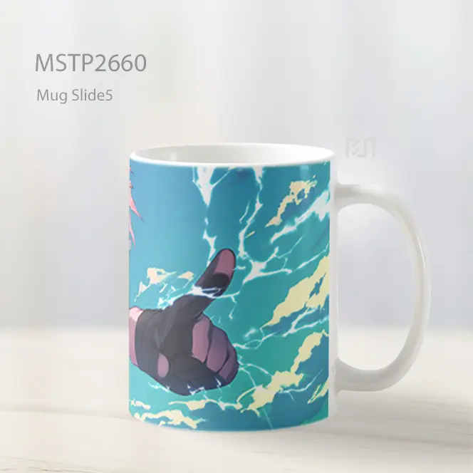 Sakura Haruno Kekuatan Listrik Langit Mug MSTP2660 - All-side / Desain