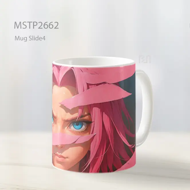 Sakura Haruno Rambut Pink Kuat Mug MSTP2662