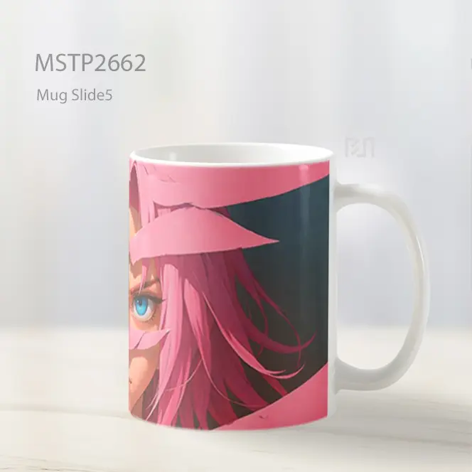 Sakura Haruno Rambut Pink Kuat Mug MSTP2662 - All-side / Desain