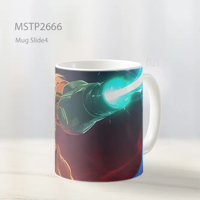 Samus Aran Power Suit Pertarungan Mug MSTP2666