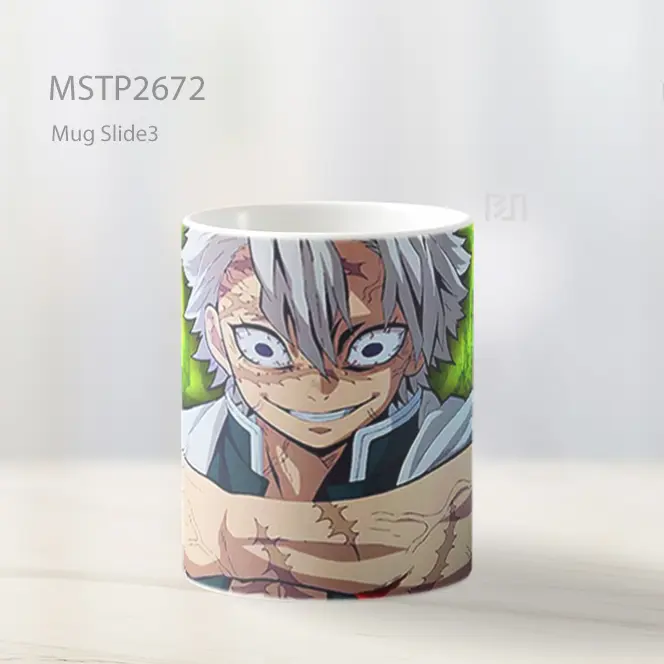 Sanemi Demon Slayer Senyum Jahil Mug MSTP2672 - All-side / Desain