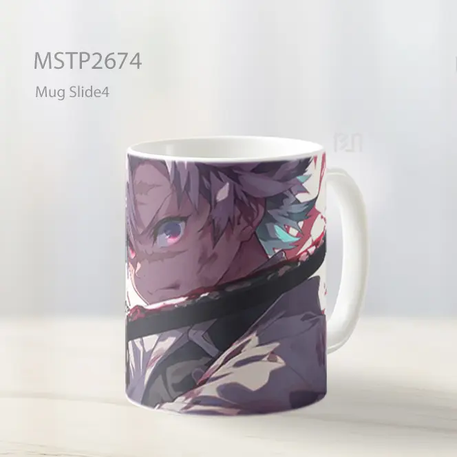 Sanemi Pedang Berdarah Mug MSTP2674