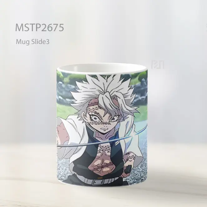 Sanemi Pose Pedang Demon Slayer Mug MSTP2675 - All-side / Desain