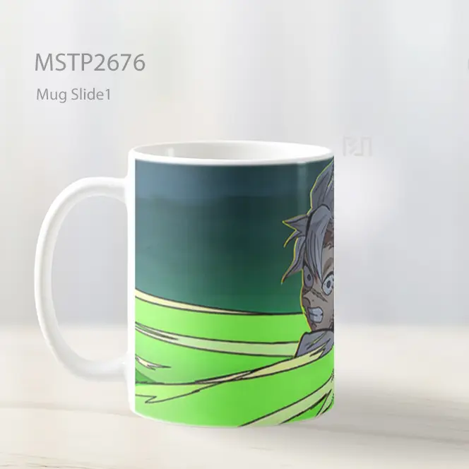 Sanemi Serangan Demon Slayer Mug MSTP2676 - All-side / Desain