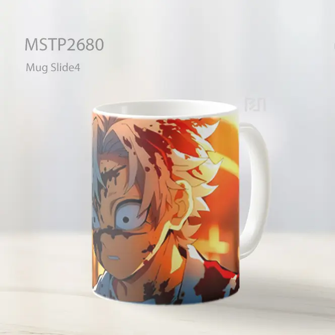 Sanemi Shinazugawa Muda Demon Slayer Adegan Berdarah Mug MSTP2680