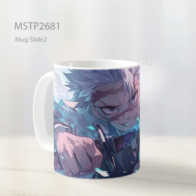 Sanemi Shinazugawa Pedang Berkilau Mug MSTP2681 - All-side / Desain