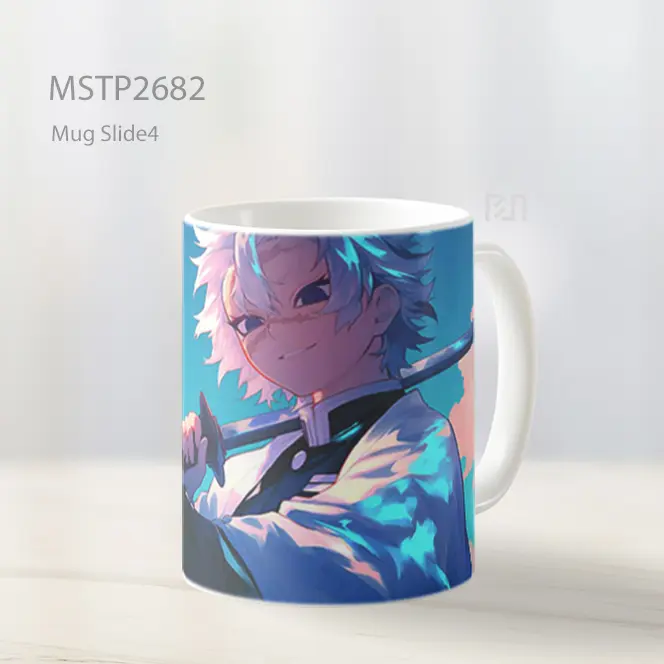 Sanemi Shinazugawa Senyum Pedang Anime Mug MSTP2682