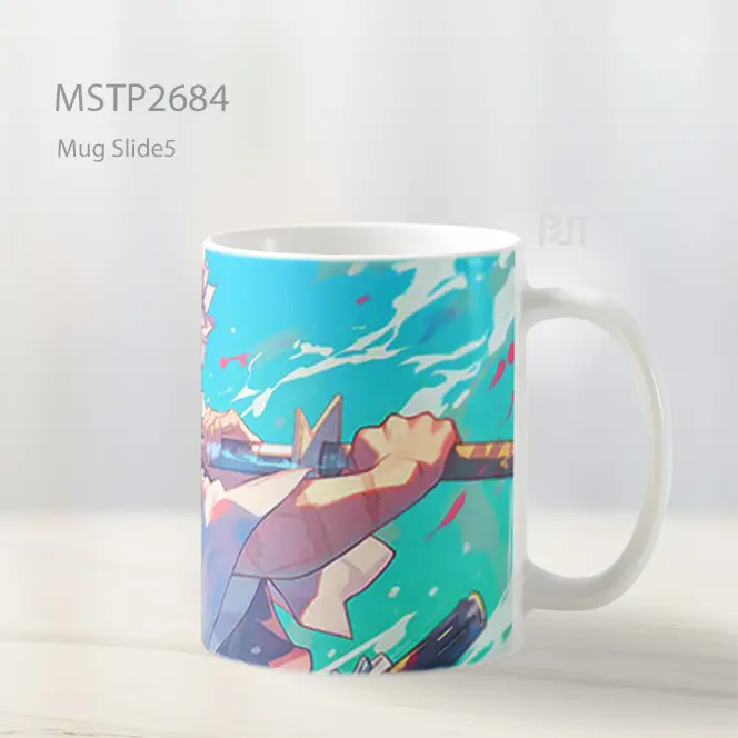 Sanemi Tatapan Intens Mug MSTP2684 - All-side / Desain
