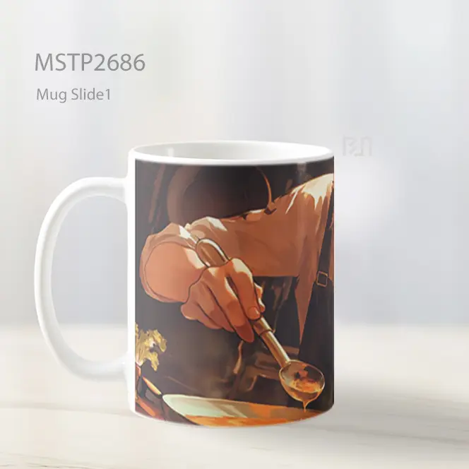 Sanji Chef Di Dapur One Piece Mug MSTP2686 - All-side / Desain