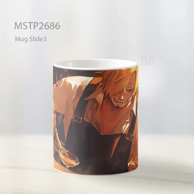 Sanji Chef Di Dapur One Piece Mug MSTP2686 - All-side / Desain