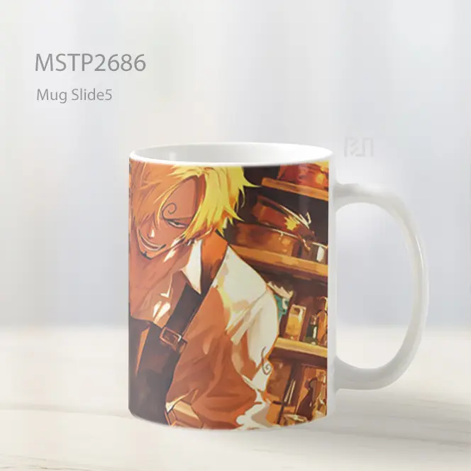 Sanji Chef Di Dapur One Piece Mug MSTP2686 - All-side / Desain