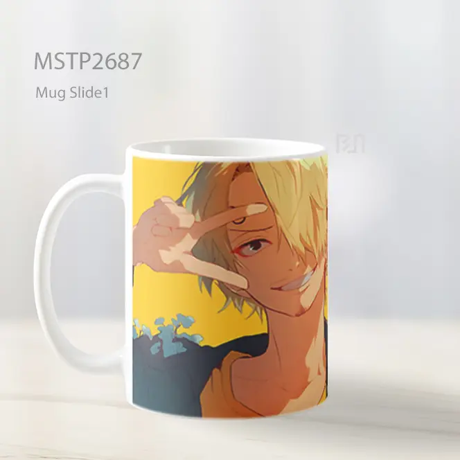 Sanji Lucu Kuning Mug MSTP2687 - All-side / Desain