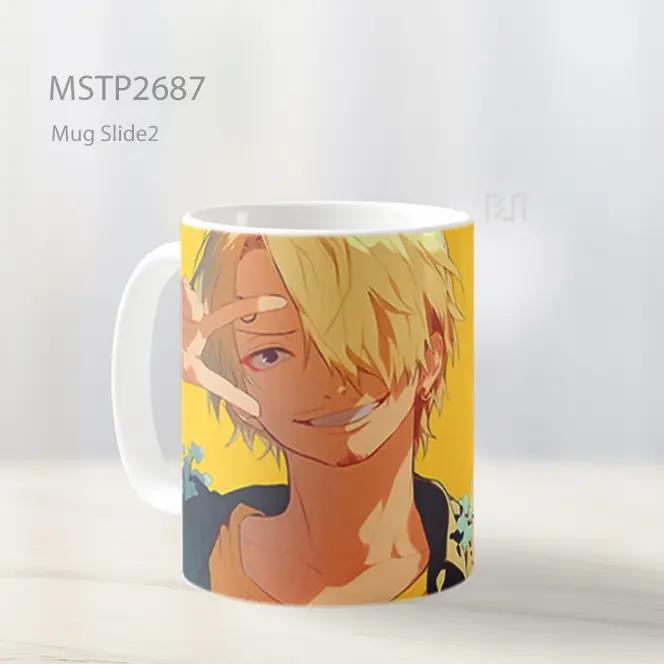 Sanji Lucu Kuning Mug MSTP2687 - All-side / Desain