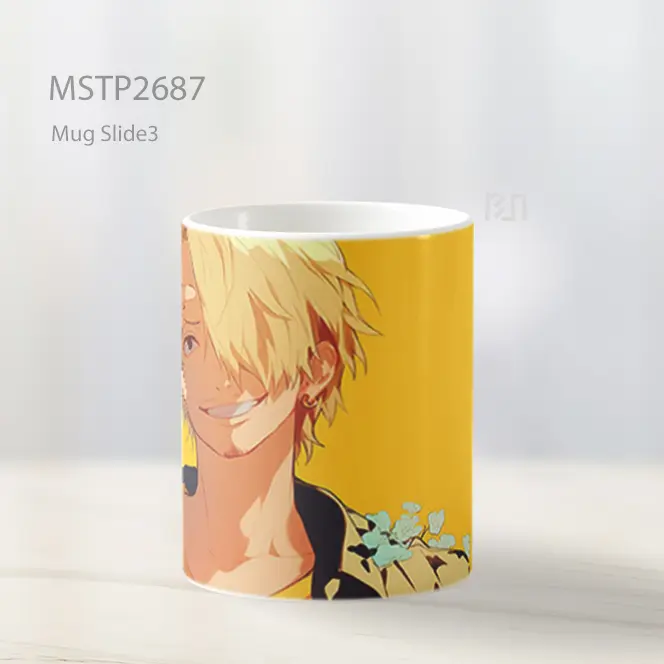 Sanji Lucu Kuning Mug MSTP2687 - All-side / Desain