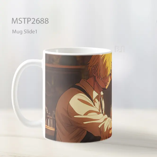 Sanji Memasak Dapur One Piece Mug MSTP2688 - All-side / Desain