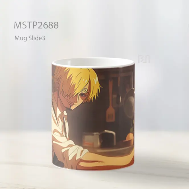 Sanji Memasak Dapur One Piece Mug MSTP2688 - All-side / Desain