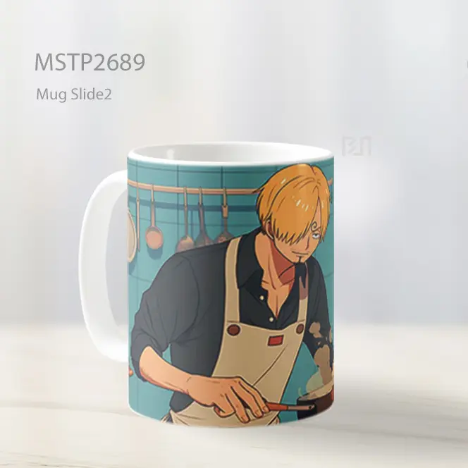 Sanji Memasak Dapur One Piece Mug MSTP2689 - All-side / Desain