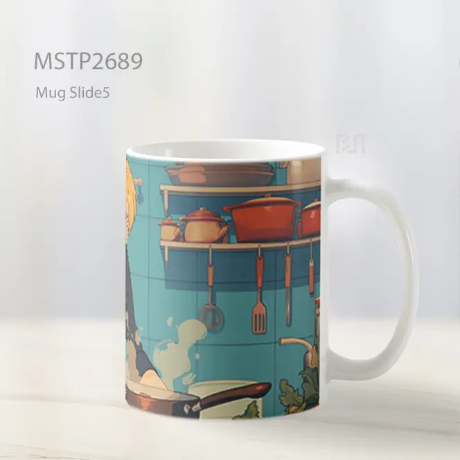 Sanji Memasak Dapur One Piece Mug MSTP2689 - All-side / Desain